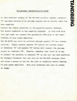 Tandberg TR-3030-Addendum 